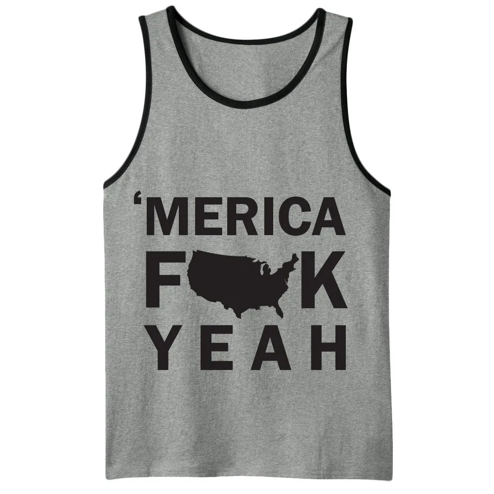 Merica, F Yeah! - Men's Tank Top