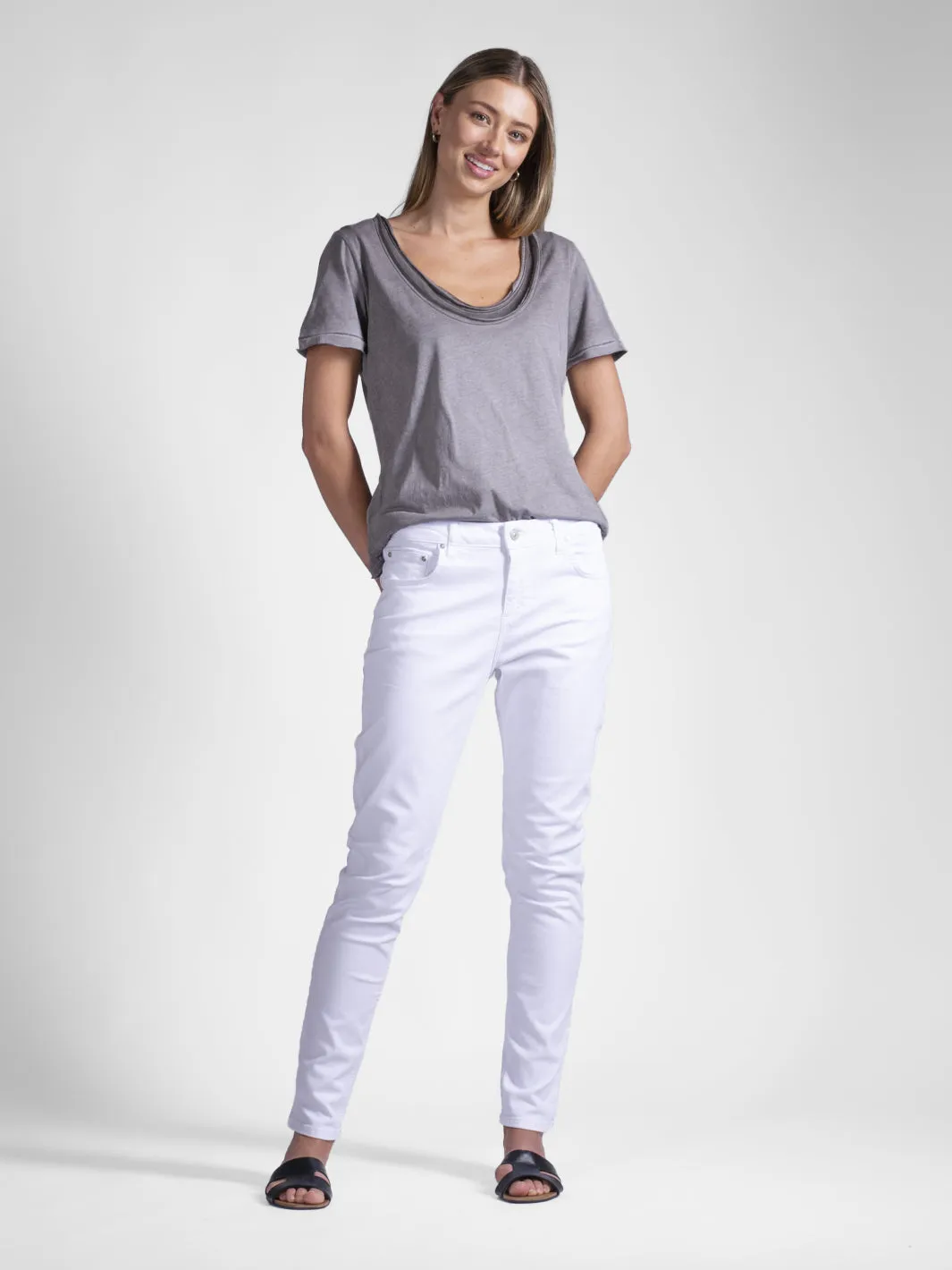 Mika White Boyfriend Jean