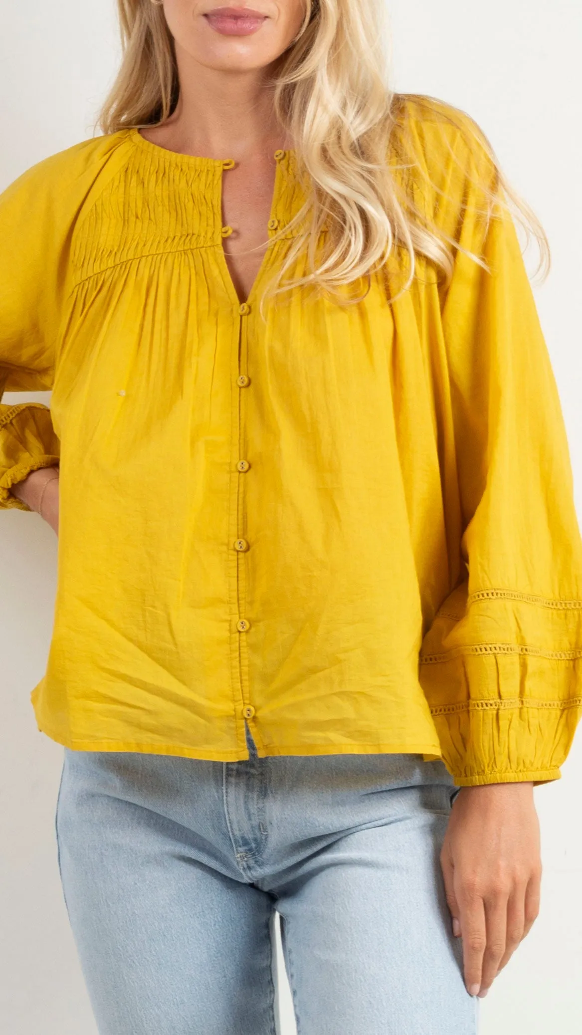 Nerea Blouse - Citrine