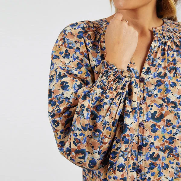 Panorama Blouse - Panorama Print