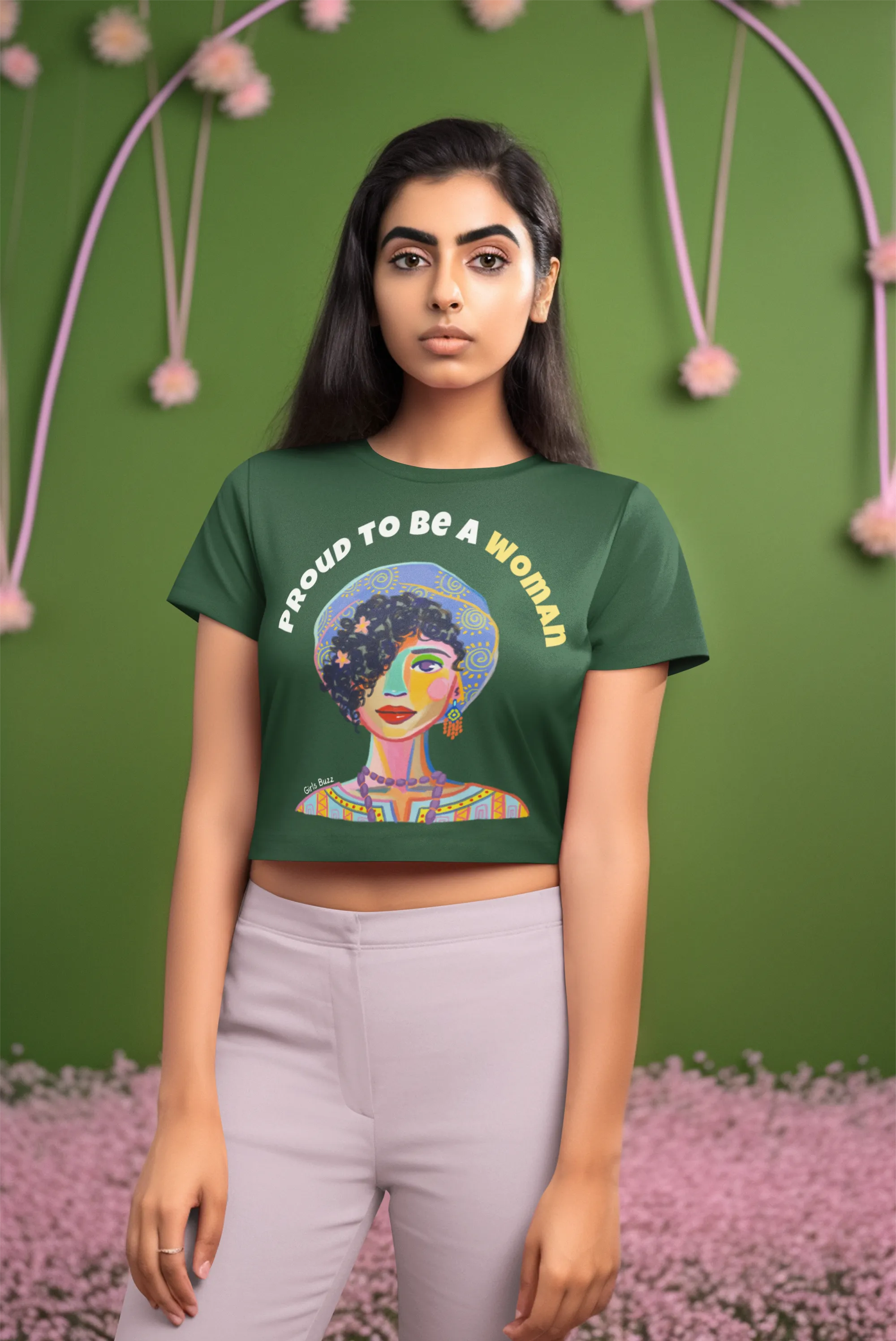 Proud To Be A Woman Crop Top