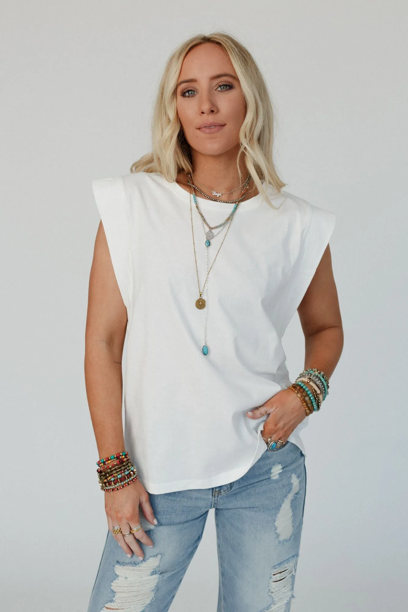 Pure Ease Top - Off White