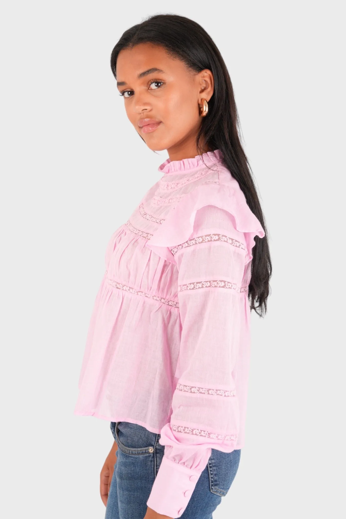 "Amour" blouse light pink