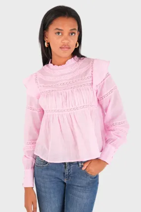 "Amour" blouse light pink