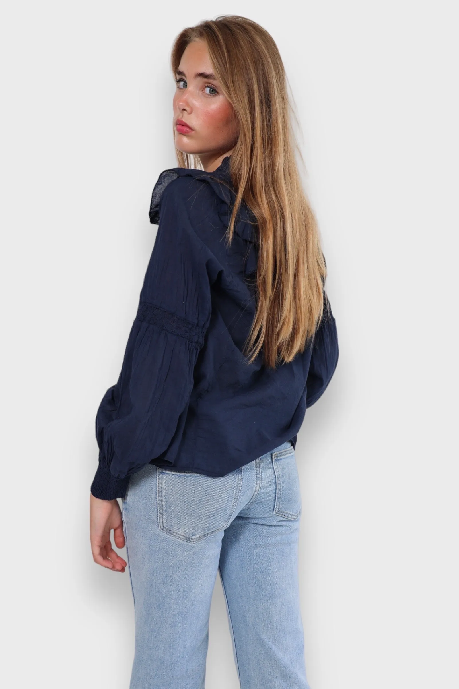 "Glory" blouse navy