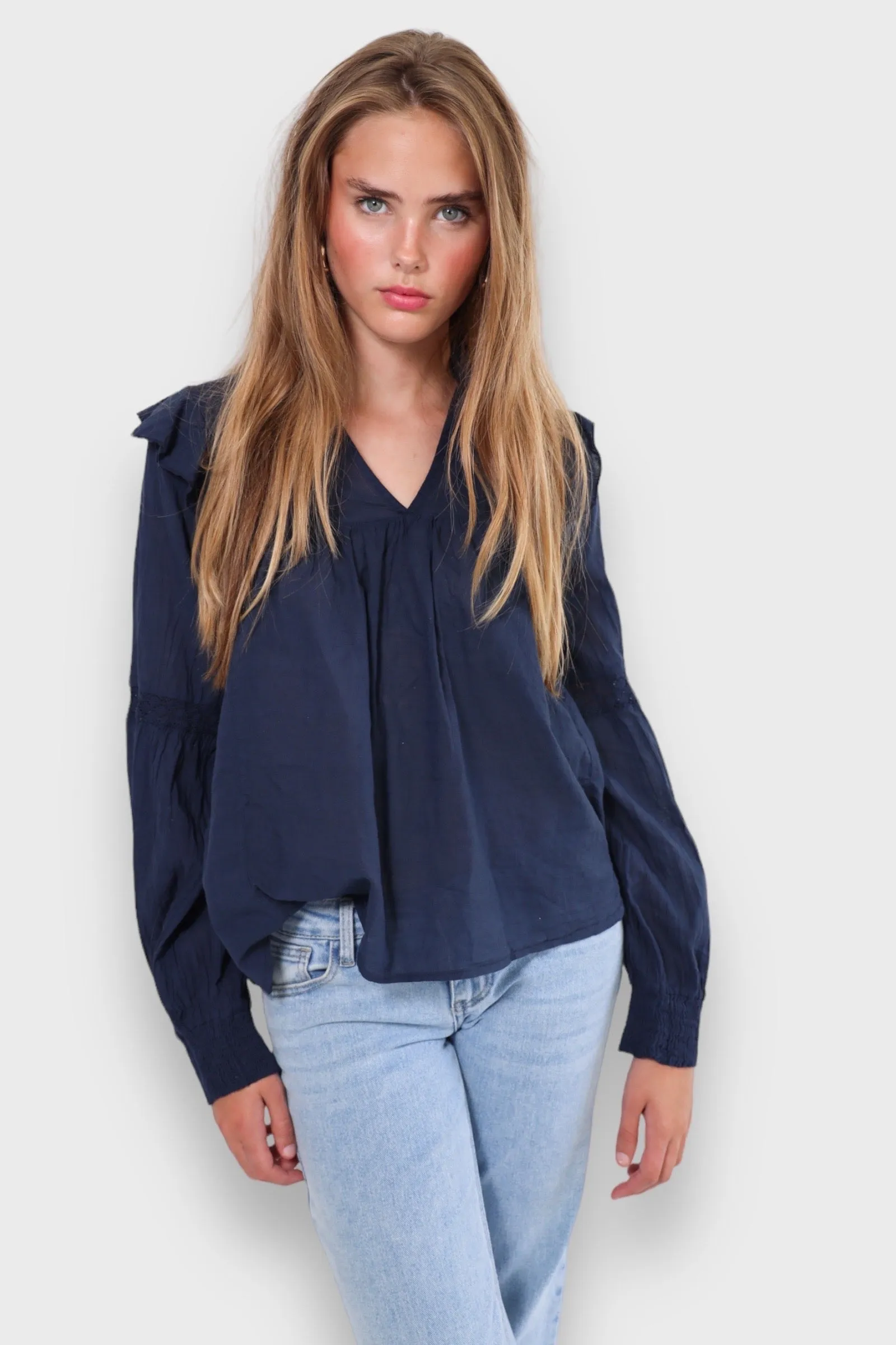 "Glory" blouse navy