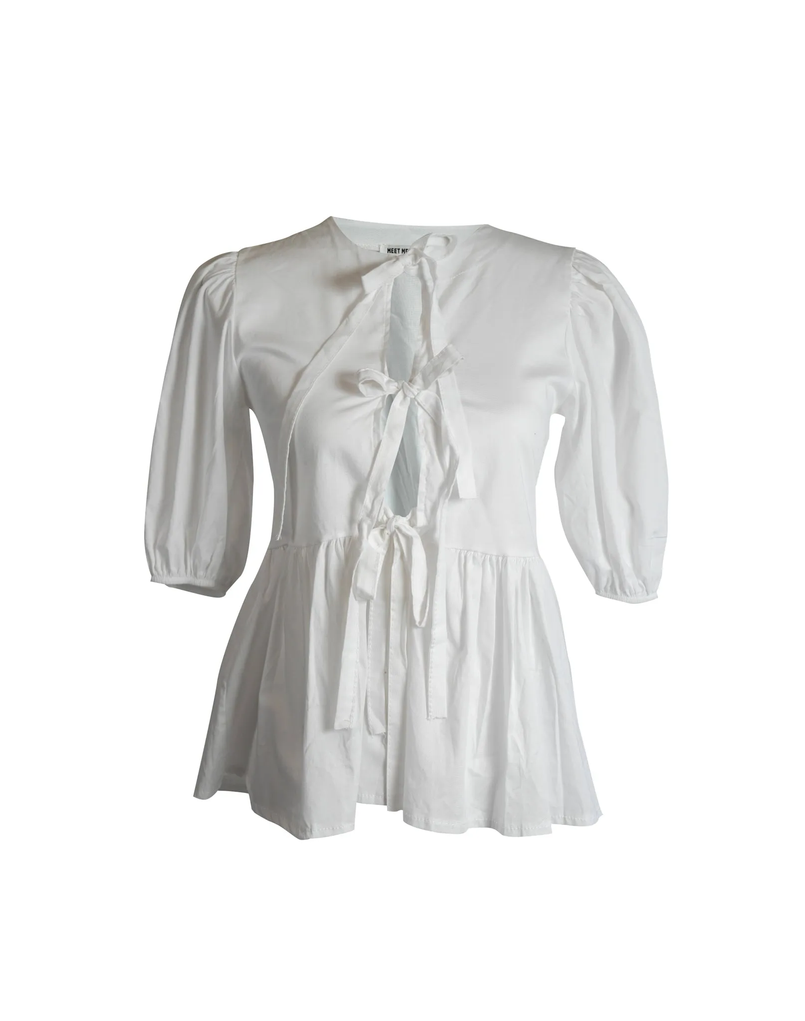 "Lovely" blouse white