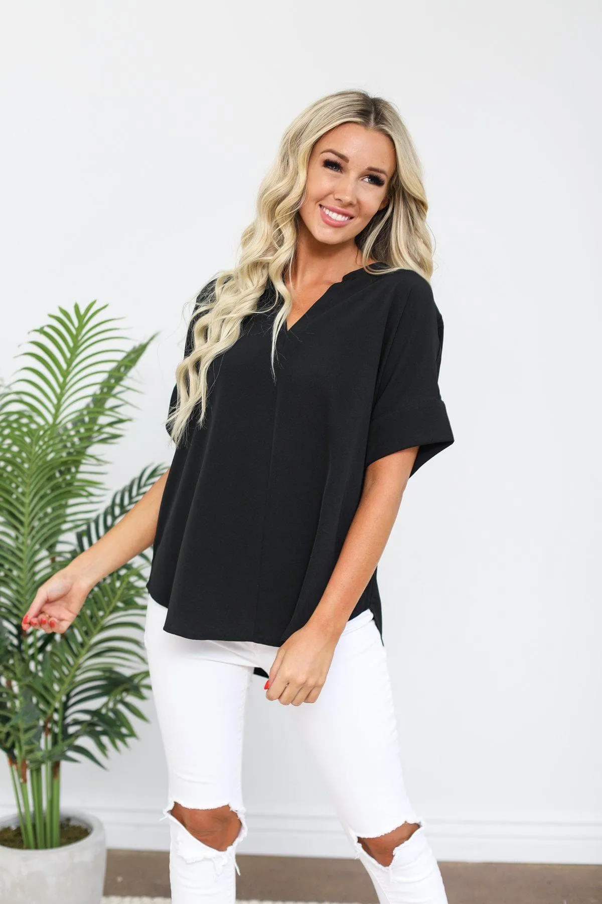 Reny V-Neck Top