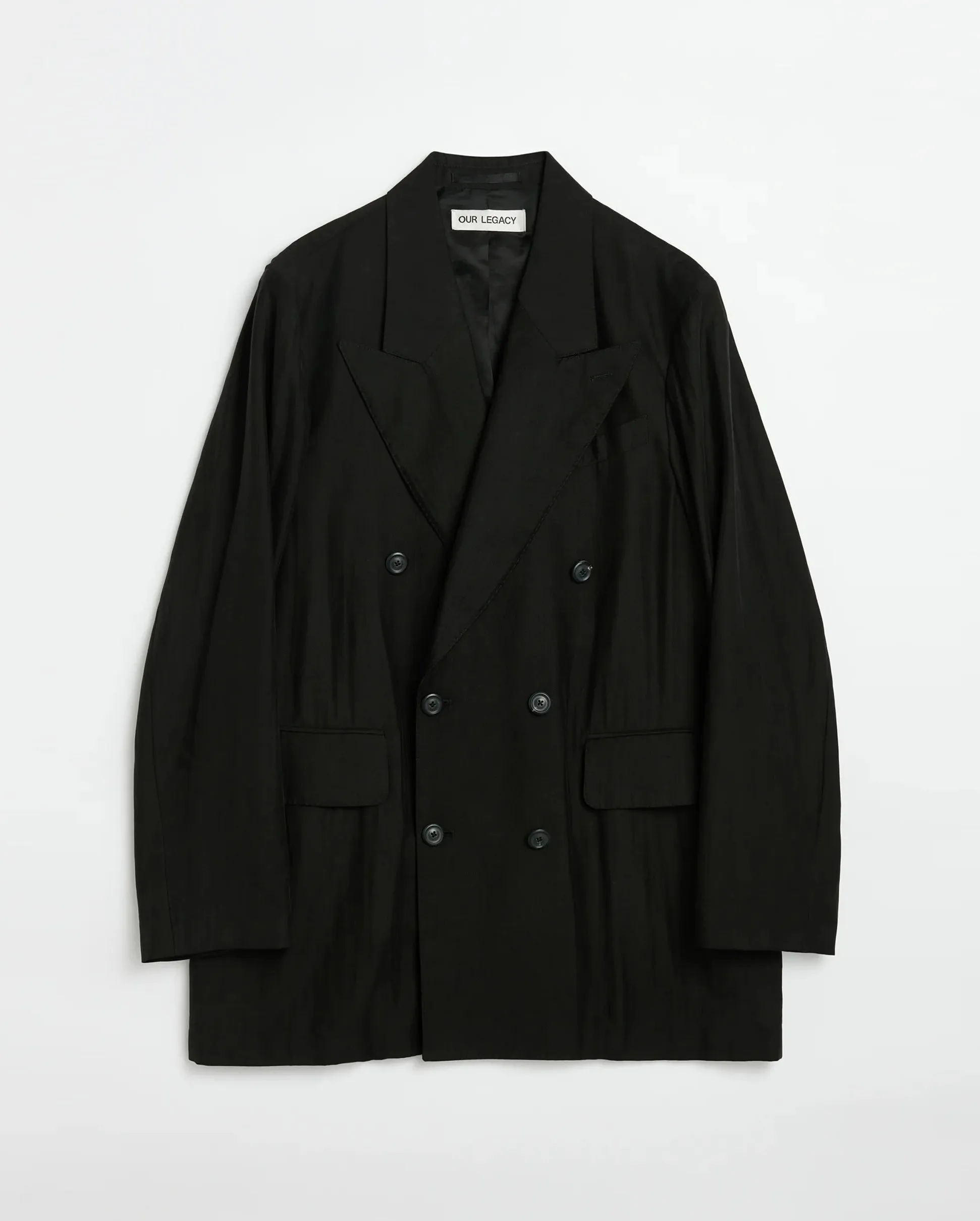 SHARP DB BLAZER / BLACK EXPERIENCED VISCOSE