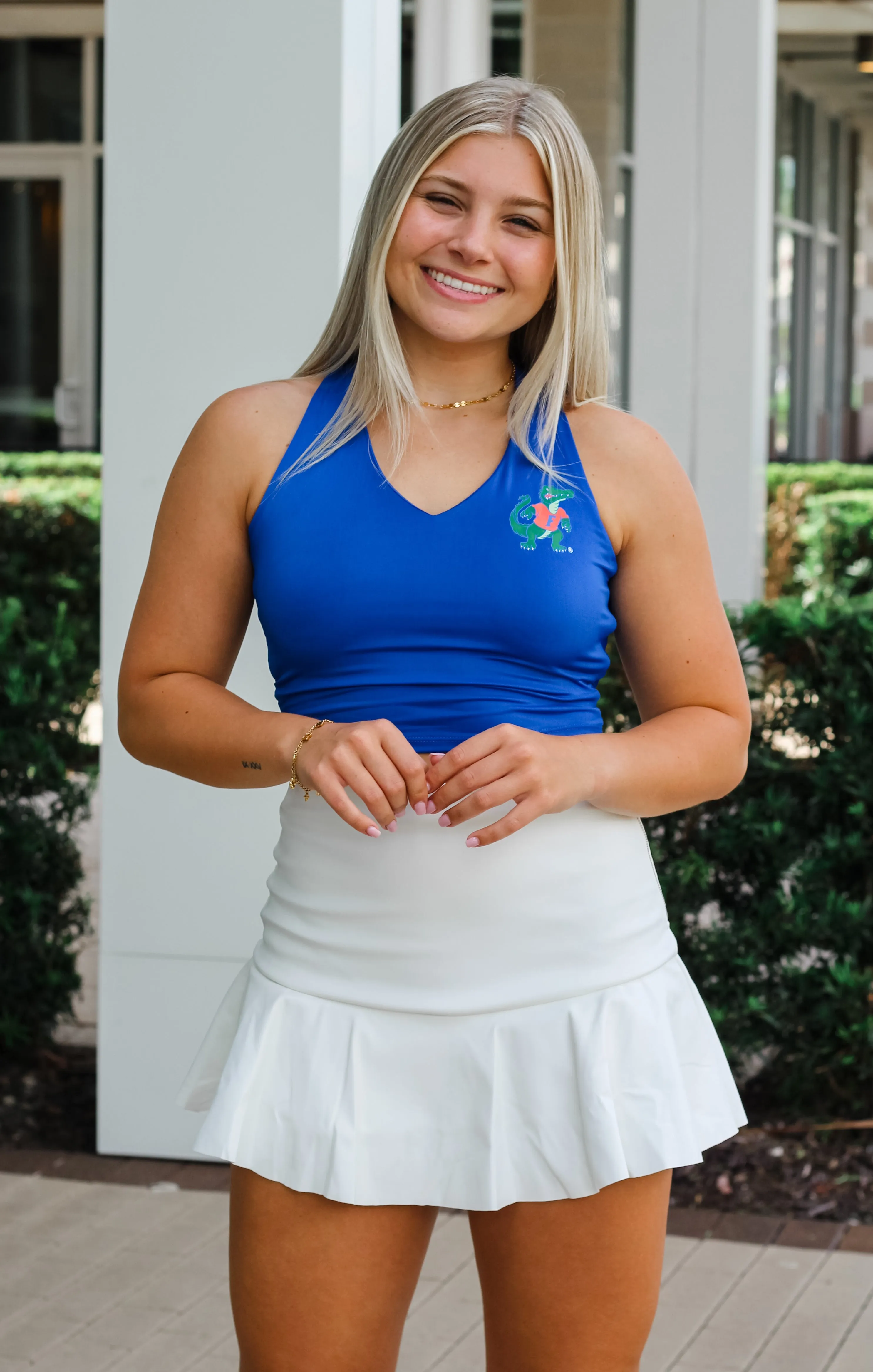 The Gators Criss Cross Crop Top