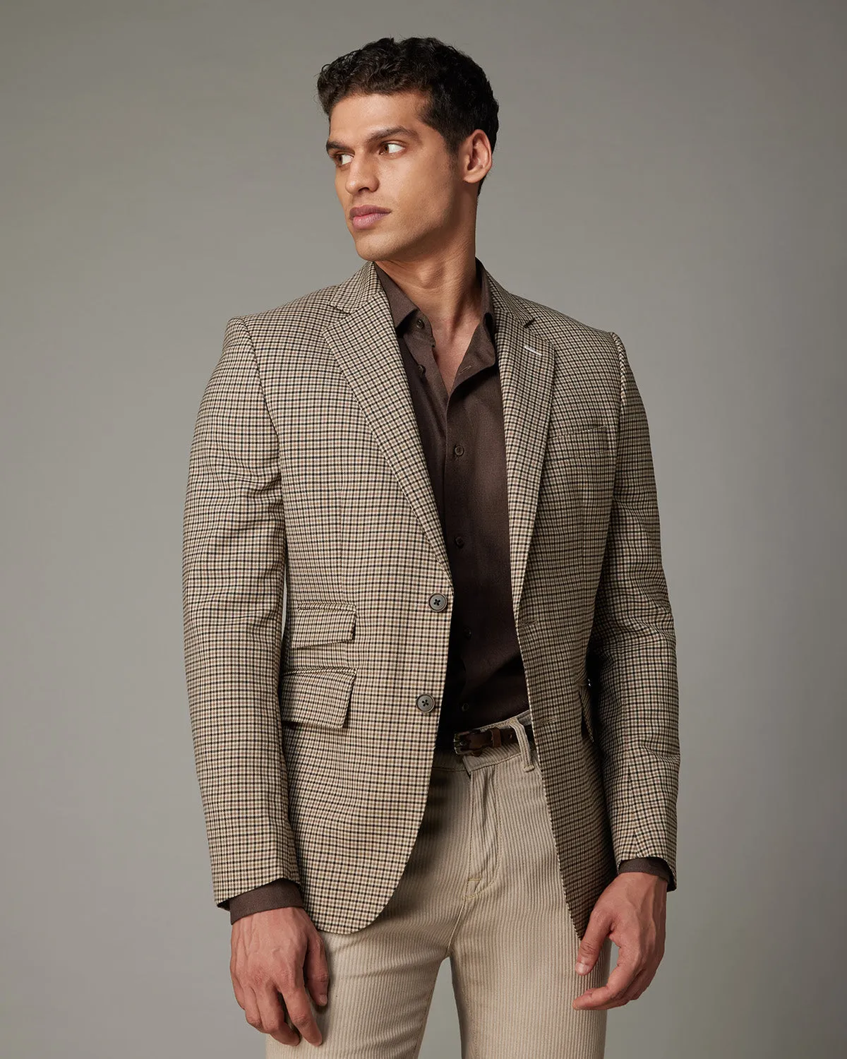 The Waldorf Blazer -  Brown