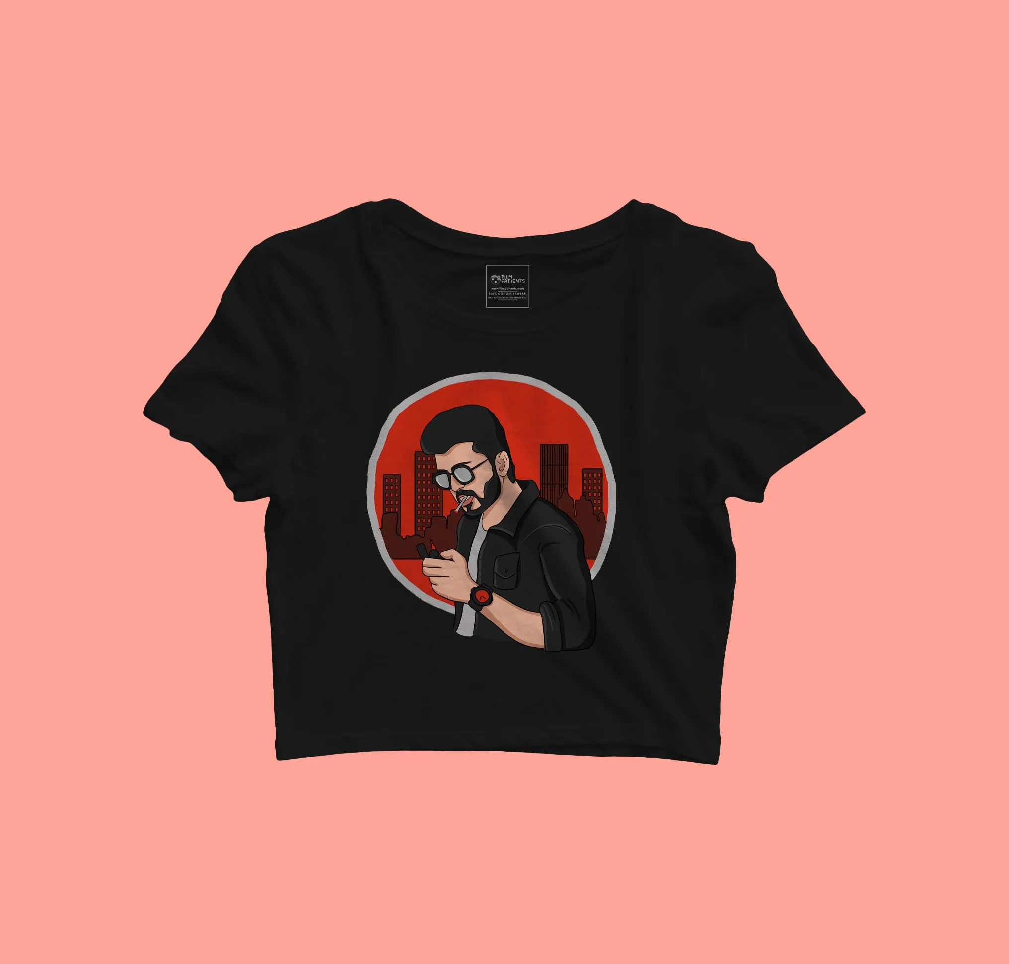 Vijay Fan Girl Crop Top