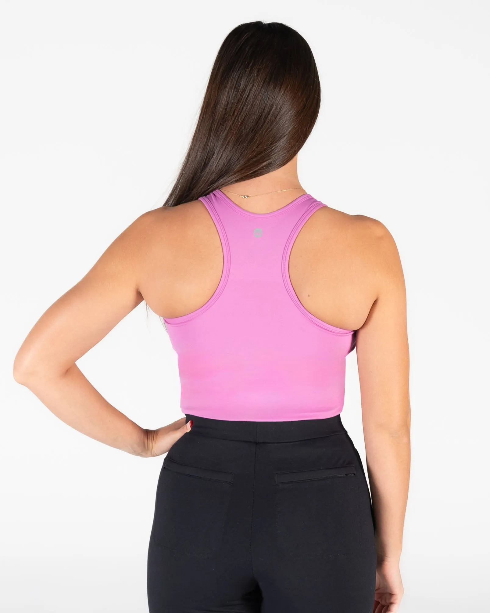 Vinyasa Crop Top - Fuchsia